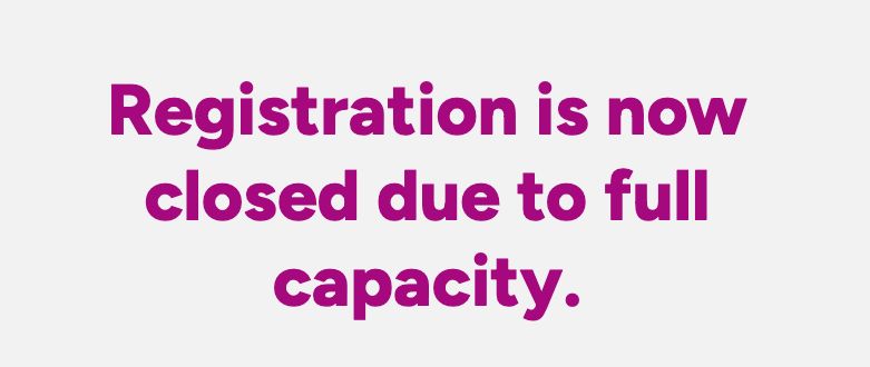 REGISTRATION CLOSED 